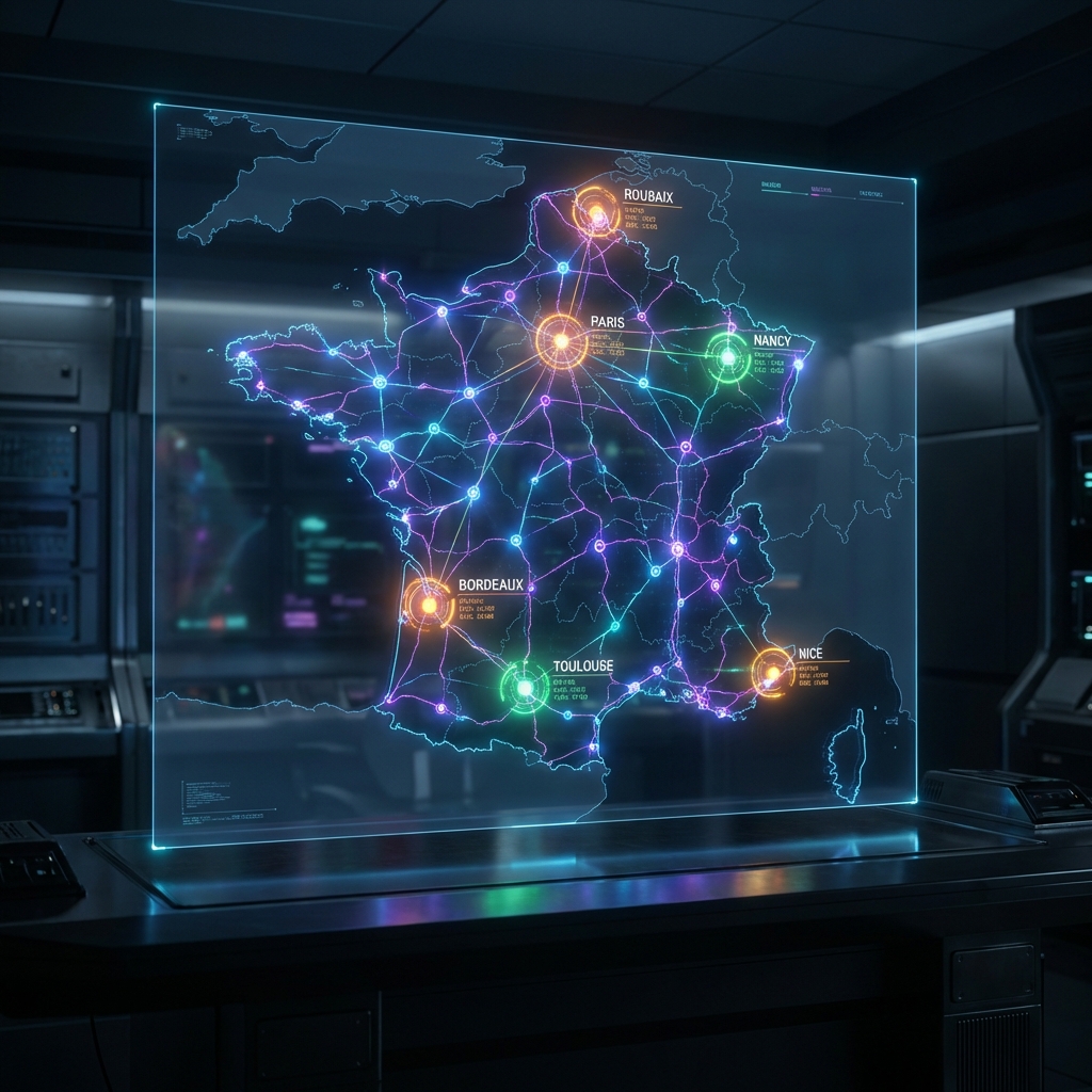 Carte des implantations SPORTCUBE en France